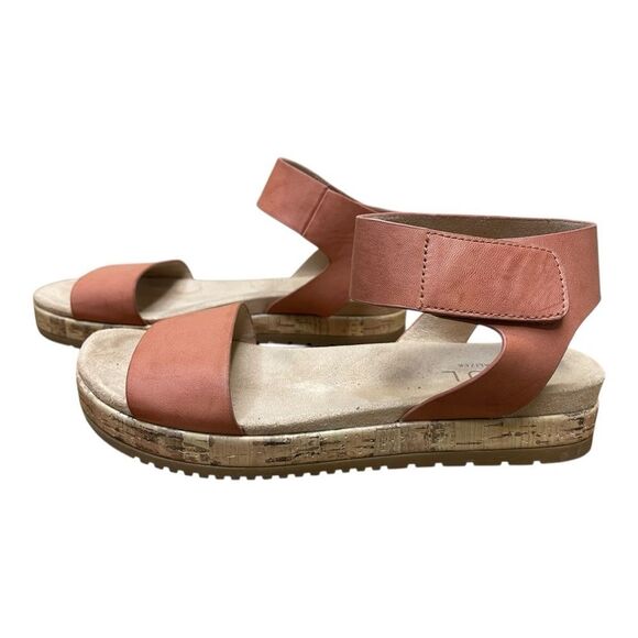 Naturalizer Soul Tan Open Toe Sandals Size 8.5 Comfy Classic Minimalist - Picture 1 of 6